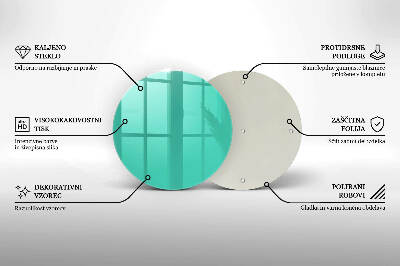Base para velas de cemitério redondas Cor verde