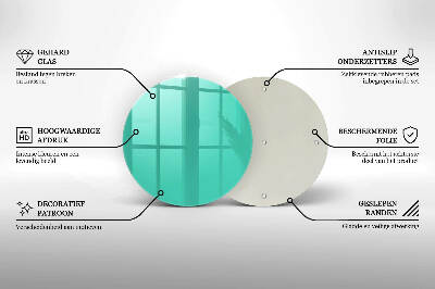 Base para velas de cemitério redondas Cor verde