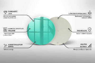 Base para velas de cemitério redondas Cor verde