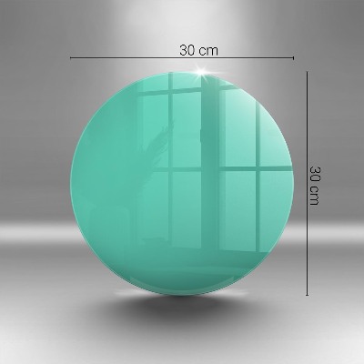 Base para velas de cemitério redondas Cor verde