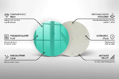 Base para velas de cemitério redondas Cor verde