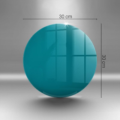 Base para velas de cemitério redondas Cor turquesa