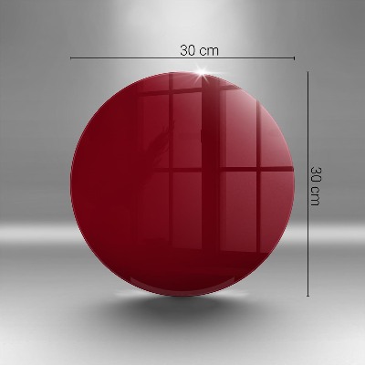 Base para velas de cemitério redondas Cor bordô