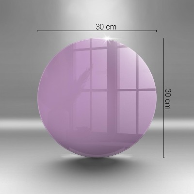 Base para velas de cemitério redondas Violeta