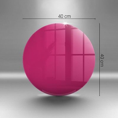 Base para velas de cemitério redondas Cor rosa