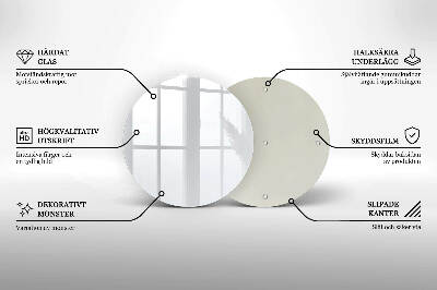 Base para velas de cemitério redondas Cor branca