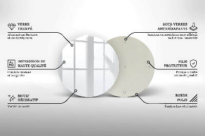 Base para velas de cemitério redondas Cor branca