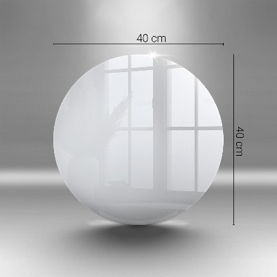 Base para velas de cemitério redondas Cor branca