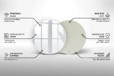 Base para velas de cemitério redondas Cor branca
