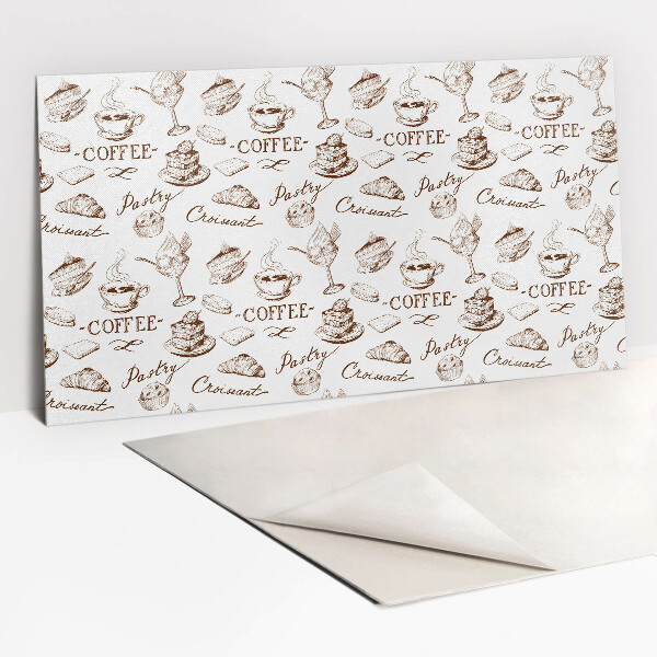 Revestimento decorativo PVC Tema café