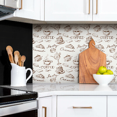 Revestimento decorativo PVC Tema café