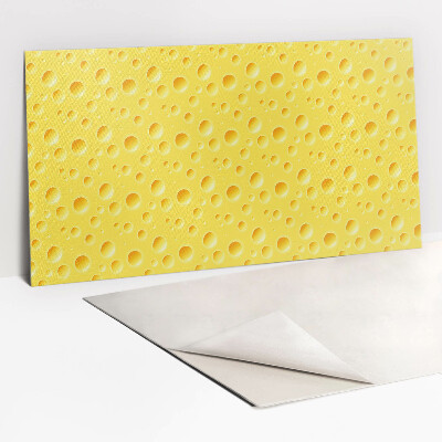 Revestimento decorativo PVC Queijo amarelo com buracos