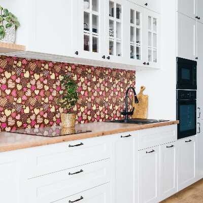 Revestimento decorativo PVC Corações coloridos