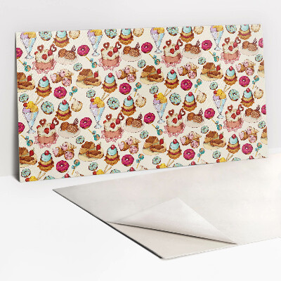 Revestimento decorativo PVC Doces coloridos