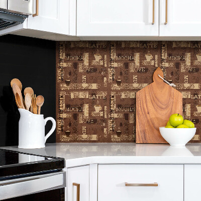 Revestimento de parede Tema café