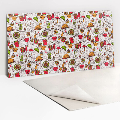 Revestimento de parede Restaurante Bon Appetit