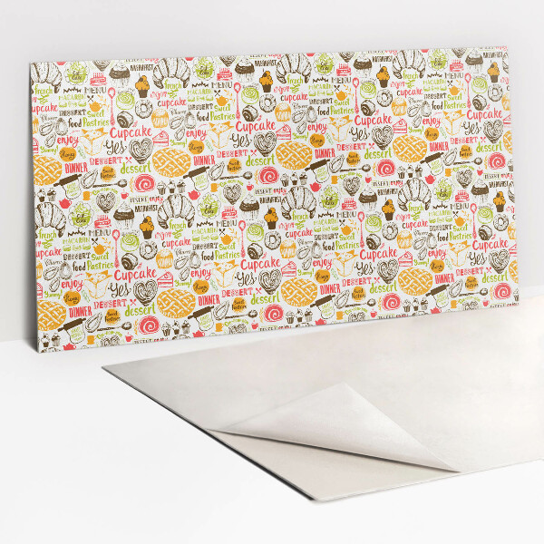 Revestimento de parede Doces coloridos para sobremesas