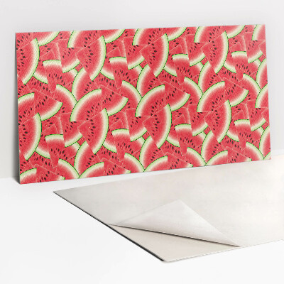 Revestimento decorativo PVC Fatias de melancia vermelha