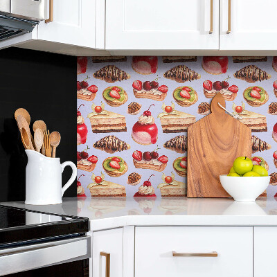 Revestimento decorativo PVC Sobremesa de desenho animado