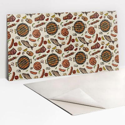 Revestimento de parede Pratos grelhados