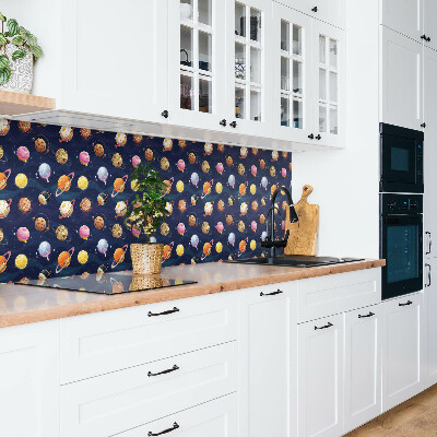 Revestimento de parede Planetas de desenho animado