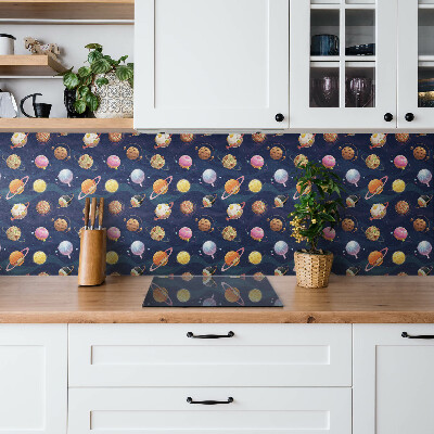 Revestimento de parede Planetas de desenho animado