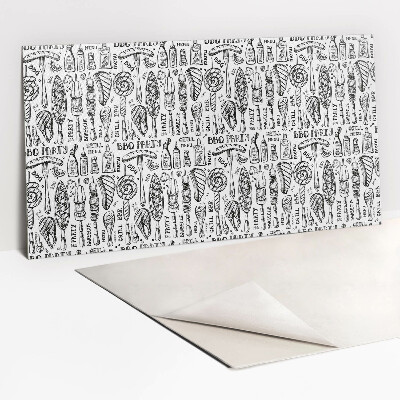 Revestimento decorativo PVC Tema churrasco