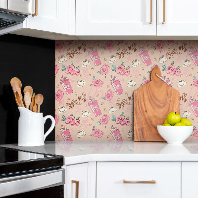 Revestimento de parede Café de desenho animado