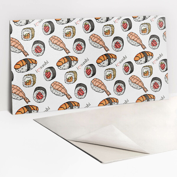Revestimento decorativo PVC Sushi de desenho animado