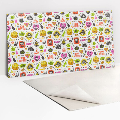 Revestimento decorativo PVC Tema bom apetite!