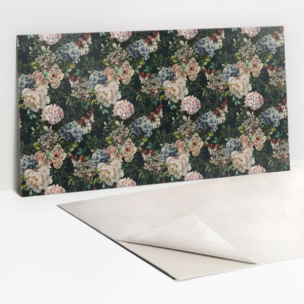 Revestimento de parede Flores coloridas