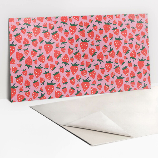 Revestimento decorativo PVC Morango de desenho animado