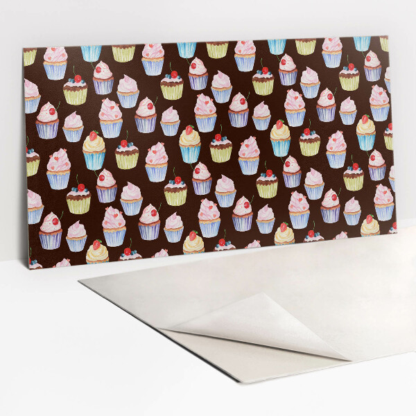 Revestimento de parede Cupcakes de desenho animado