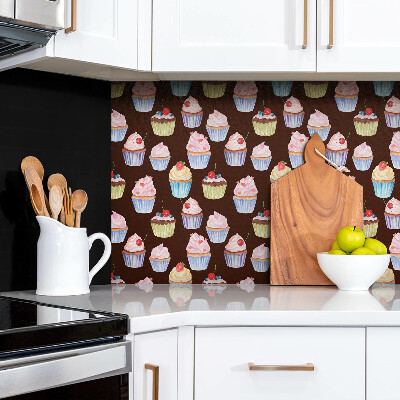Revestimento de parede Cupcakes de desenho animado