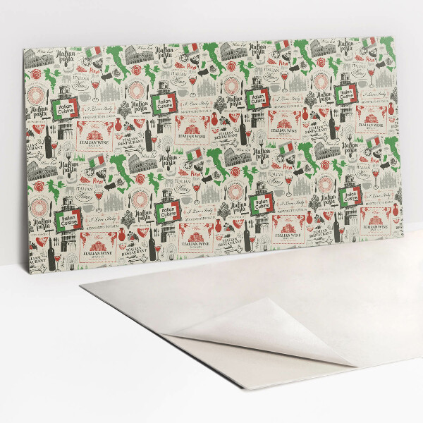 Revestimento de parede restaurante italiano