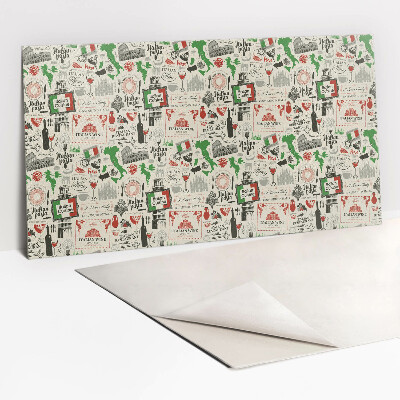 Revestimento de parede restaurante italiano