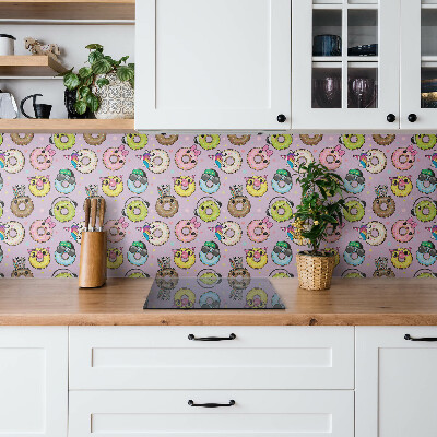 Revestimento decorativo PVC Donuts de desenho animado