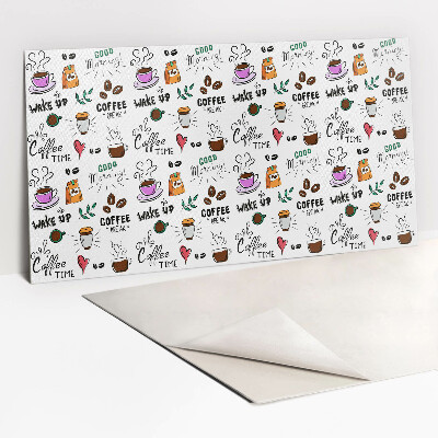 Revestimento de parede Café de desenho animado