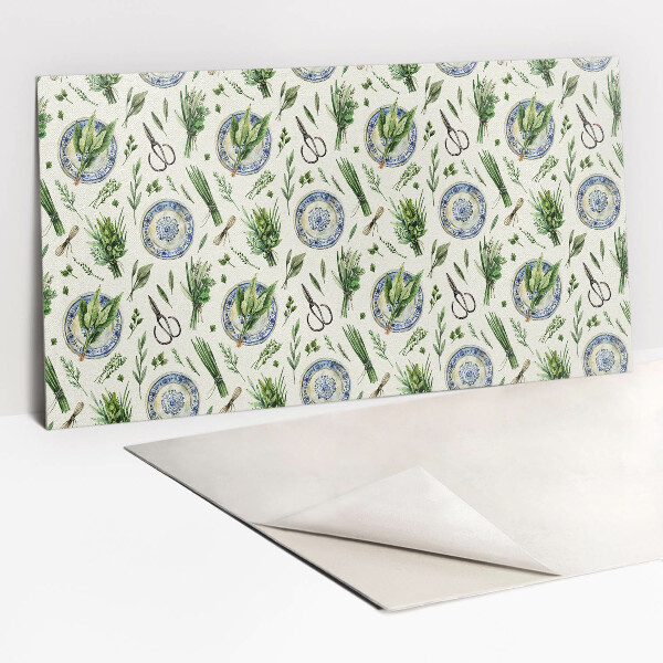 Revestimento de parede Buquês de ervas e grama