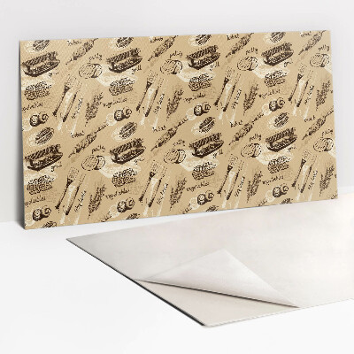 Revestimento decorativo PVC Grelhados e kebabs