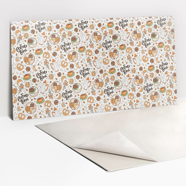 Revestimento decorativo PVC Hora do café!