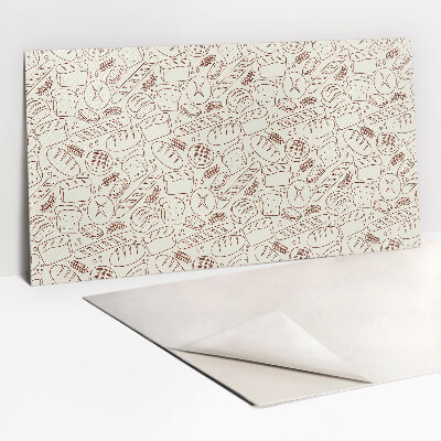 Revestimento de parede Pão de desenho animado