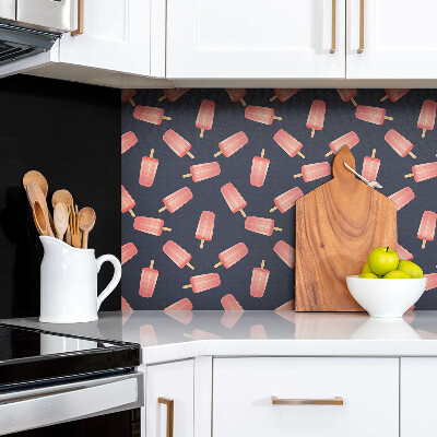 Revestimento de parede Picolé de desenho animado