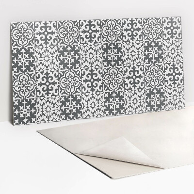 Revestimento de parede Azulejos cinzentos com motivo português