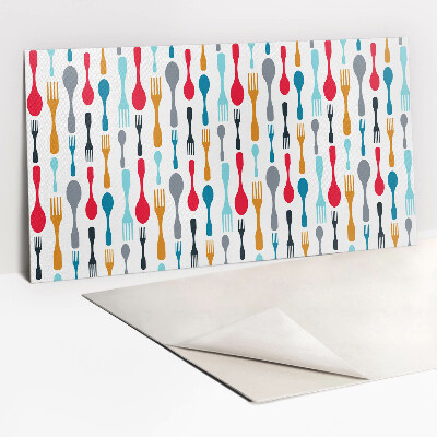 Revestimento decorativo PVC Talheres coloridos