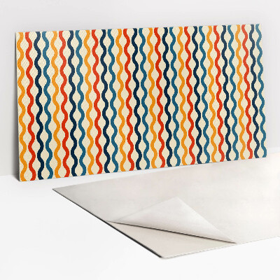 Revestimento decorativo PVC Ondas boho coloridas