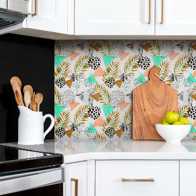 Revestimento decorativo PVC Composição foliar