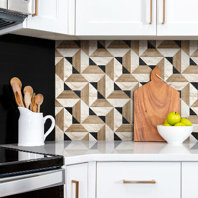 Revestimento decorativo PVC Mármore e madeira