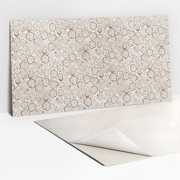 Revestimento de parede Troncos e anéis de árvores