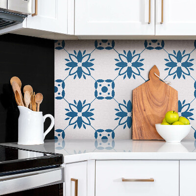 Revestimento de parede ornamento floral